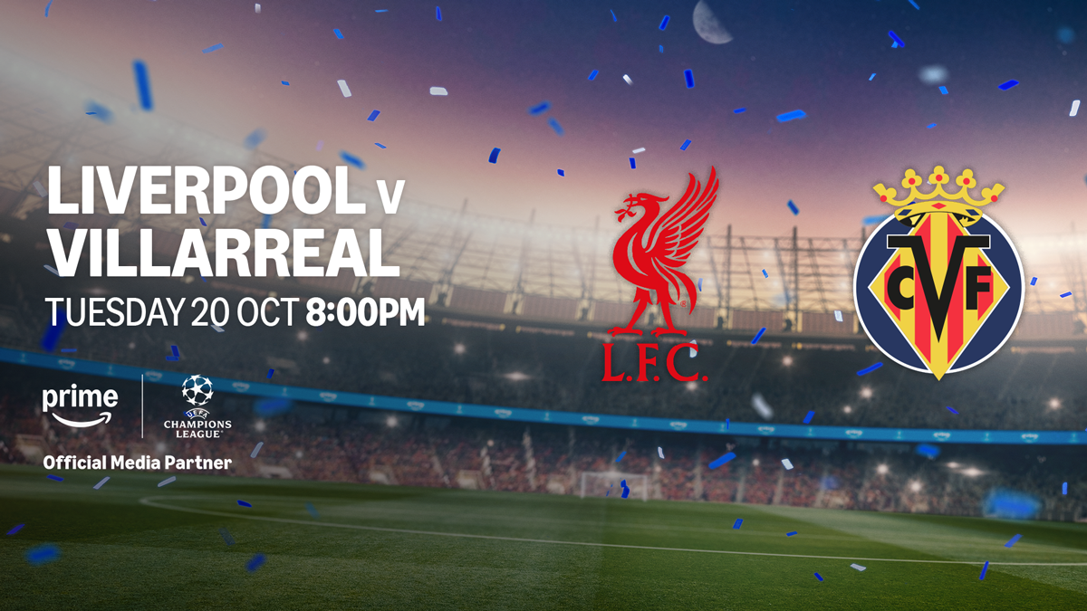 Liverpool v Villarreal, live on Prime Video at The Dog & Duck